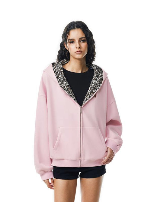 Leopard Lounge Zip-Up