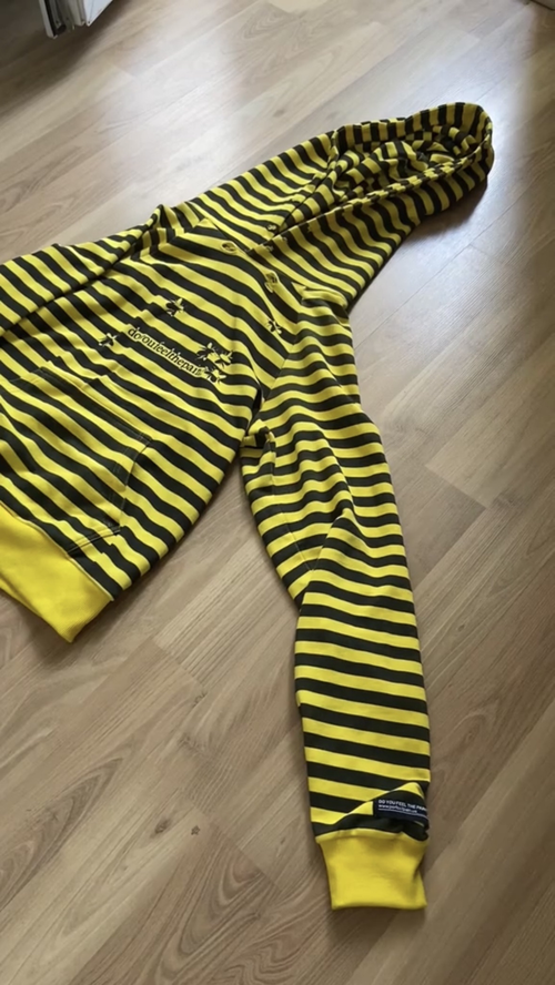 Striped Bee Hoodie