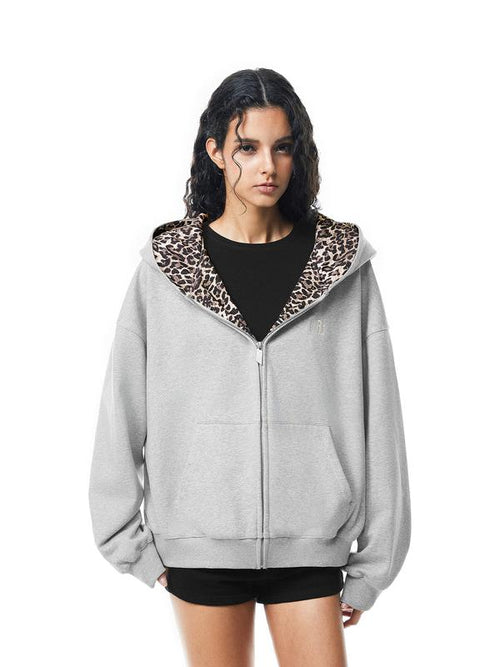 Leopard Lounge Zip-Up